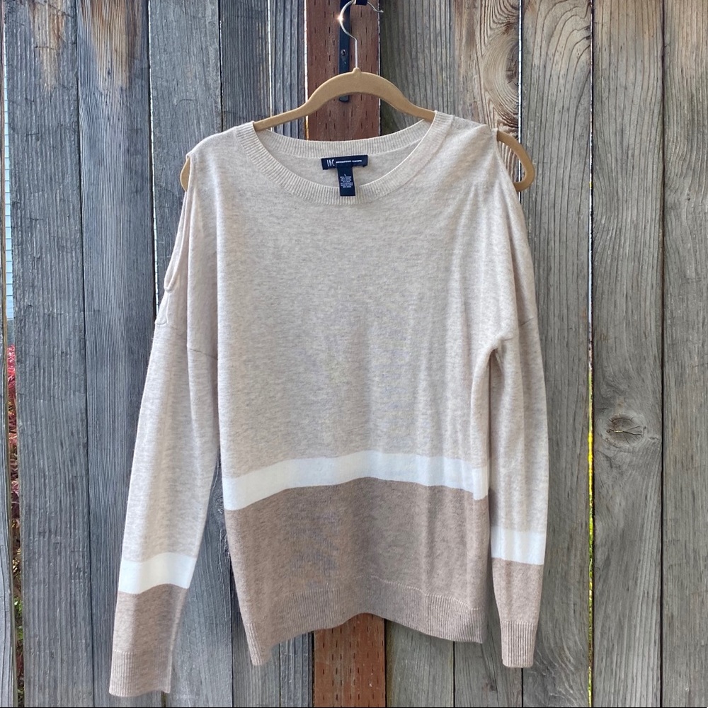 INC Sweater with Shoulder Holes